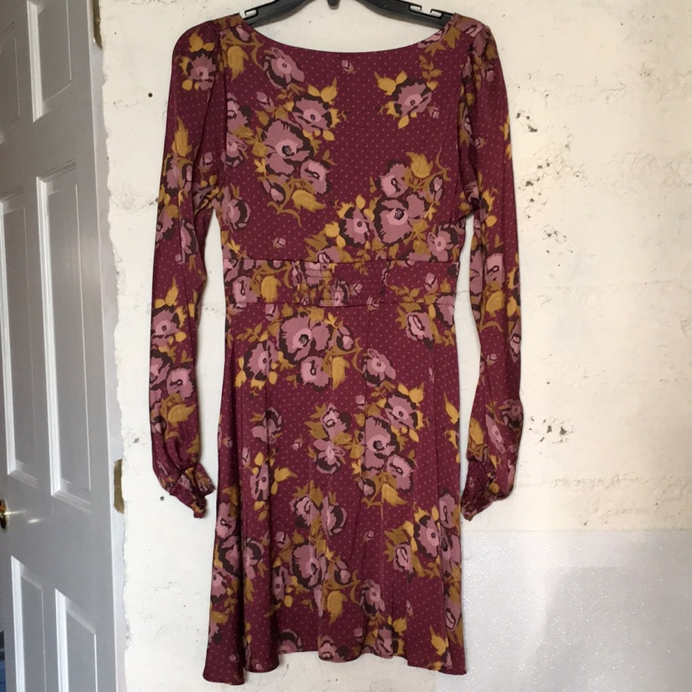 NWT Free People Morning Light Floral Mini Dress - Picture 9 of 11